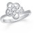 Meenaz  Fancy Ring For Girls  Women Silver Plated In American Diamond Cz  FR389