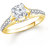 Meenaz  Fancy Ring For Girls  Women Gold Plated In American Diamond Cz  FR477