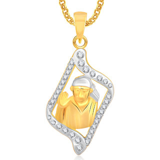 Sai baba chain locket clearance