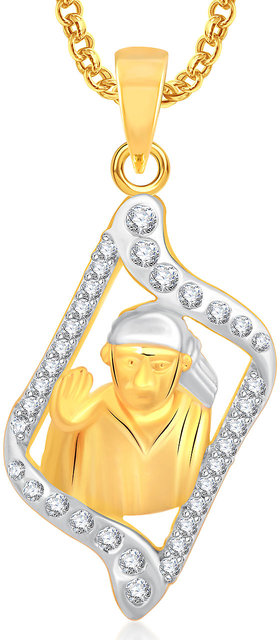 Sai baba store diamond pendant