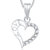Meenaz Heart Pendant Locket Gold Plated Love Valentine Gifts Lockets Pendants For Girls Women With Chain In American Diamond Cz Jewellery Set PS421
