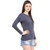 Hypernation Round Neck Blue Color With Cotton Top