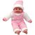 Zaprap laughing baby boy soft toy for kids pink