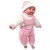 Zaprap laughing baby boy soft toy for kids pink