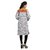 Janasya Multicolor Batik Print Crepe Stitched Kurti