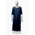 Rumourss A-Line Black Cotton Plain Long Slim Fit Kurtas For Women