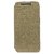Jo Jo PU Rain Flip Cover Case With Stand For HTC One M9 Golden