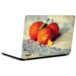 Pics And You Heart In Oranges 3M/Avery Vinyl Laptop Skin Sticker Decal-LV035