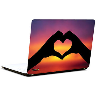Pics And You Heart With Hands 3M/Avery Vinyl Laptop Skin Sticker Decal-LV082