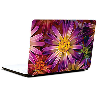 Pics And You Purple Flower Abstract 3M/Avery Vinyl Laptop Skin Sticker Decal - FL001
