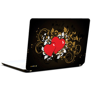 Pics And You Abstract Red Heart 3M/Avery Vinyl Laptop Skin Sticker Decal-LV077