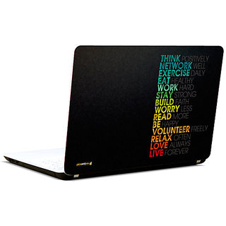 Pics And You Short Quotes 3M/Avery Vinyl Laptop Skin Sticker Decal-SL009