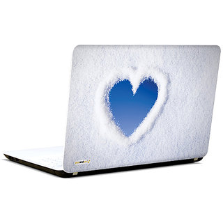 Pics And You Heart In Snow 3M/Avery Vinyl Laptop Skin Sticker Decal-LV058