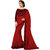 Glory sarees Red Satin Self Design Saree With Blouse