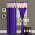 Geonature Purple 4 U Polyster Door Curtains Set Of 4 Size 4x7 (4C7F57)