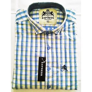 Buy Mens Checkered Casual Shirt Online @ ₹699 from ShopClues