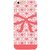 Casotec Pink Bow Design Hard Back Case Cover for Apple iPhone 6 / 6S