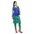 Nakoda Creation Women's Cotton Unstitched Multicolor Printed Kurti Fabric (Fabric only for Top)