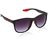 Glitters Fashionable Black-Red Wayfarer Sunglasses (PK103C13-5)