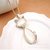 RF 18K Gold Plated Crystal Opal Lazy Cat Long Sweater Chain Pendant Necklace