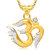 Meenaz Gold Plated  Gold Pendants Chains For Girl