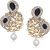 Meenaz Traditional Earrings Fancy Party Wear Kundan Moti Pearl Daimond Earrings - TR130
