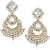 Meenaz Traditional Earrings Fancy Party Wear Kundan Moti Pearl Daimond Earrings - TR152