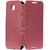 Jo Jo PU Rain Flip Cover Case With Stand For Motorola Nexus 6 Light Pink