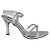 Bellafoz Silver  heeled sandals