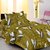 Homefab India 100% cotton Green Double Bed Sheet With 2 Pillow Covers (DBS100)