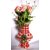 Handmade crystal flower vase