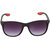 Glitters Fashionable Black-Red Wayfarer Sunglasses (PK103C13-5)