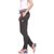 EX10SIVE Womens Dark Grey Melange Comfortable Trackpants