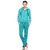 EX10SIVE Womens Green Teal Comfortable Trackpants