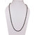 The Haat Crystal Stone Necklace (Silver)
