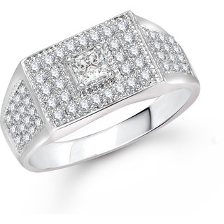 Buy Meenaz Ring For Men Gold Plated In American Diamond Cz FR494 Online ...