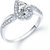 Meenaz Fancy Ring For Girls  Women Silver Plated In American Diamond Cz FR193