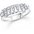 Meenaz Fancy Ring For Girls  Women Silver Plated In American Diamond Cz FR421