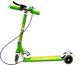 zaprap Rollerboard Scooter-3 Wheel Kids Kick Scooter - Green