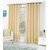 Geonature Beige polyster Eyelet Door Curtains Set Of 6 Size 4X7 (G6CR7F-21)