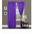 Geonature Purple polyster Eyelet Door Curtains Set Of 6 Size 4X7 (G6CR7F-25)
