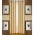 Geonature Beige polyster Eyelet Door Curtains Set Of 6 Size 4X7 (G6CR7F-26)