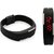 Fashion Sport Black LED Watches Adjustable Silicone Strap Digital Watches