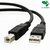 De TechInn USB 2.0 A TO B Moulded High Speed Printer Scanner Cable Cord - 1.5 M