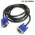De TechInn 15 Pin Male to Male High Quality VGA Cable PC/Monitor/TV/LCD/LED 1.5M