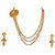 Antique Design Golden finishing Long AD Stone Necklace Set with Stunning Earring (MJ0166)