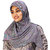 Mawar107 Soft Poly Cotton Hand Work Design Hijab