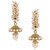 Traditional Long Jhumki Earrings with Pearl