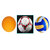 Table Tennis 6 Balls + Football + Volley Ball