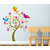 Wall Stickers Tree With Cute Birds Coluorful Design For Kids Room Baby Room Decor